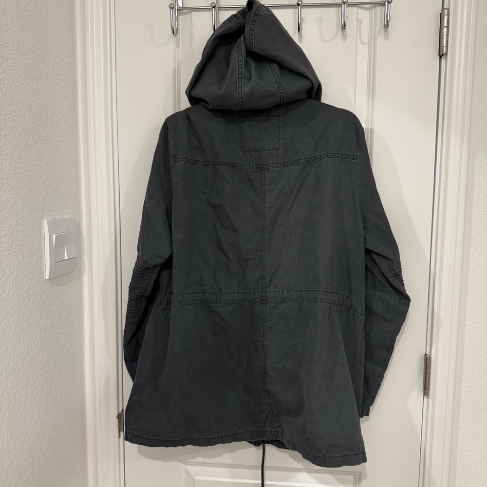 a new day Charcoal Utility Jacket Size XL Fall Winter - Picture 7 of 10